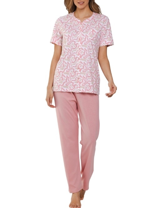 Pastunette Damen pink pyjama