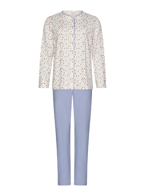 Pastunette Damen blau pyjama