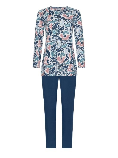 Pastunette Damen blau pyjama
