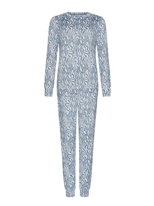 Pastunette Damen blau pyjama