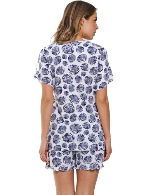 Pastunette Damen blau shortama