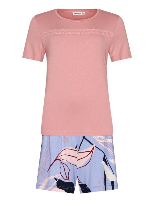 Pastunette Damen pink shortama