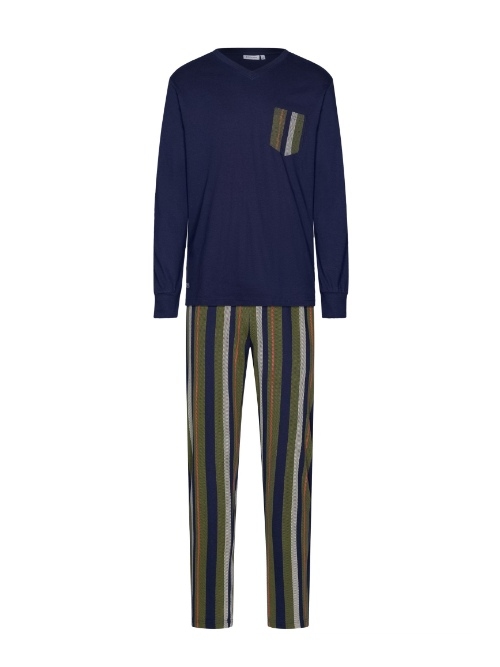 Pastunette Herren navy-blau pyjama