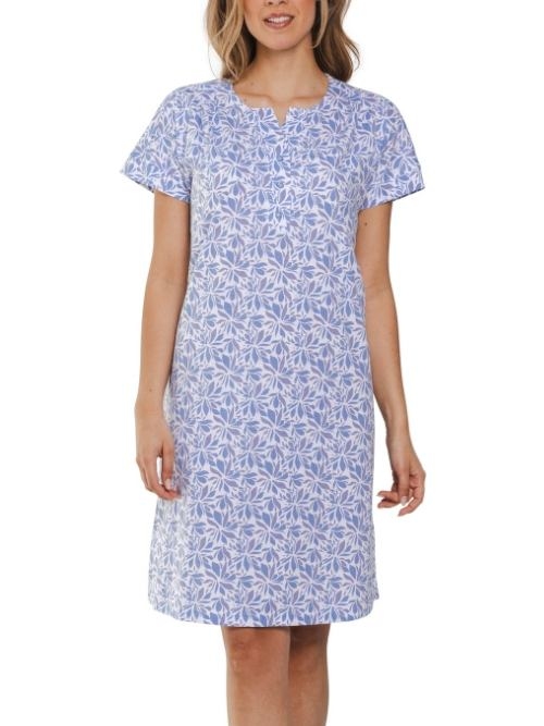 Pastunette Damen blau nachtkleid