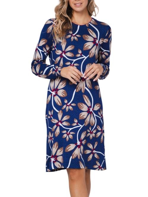 Pastunette Damen navy-blau nachtkleid