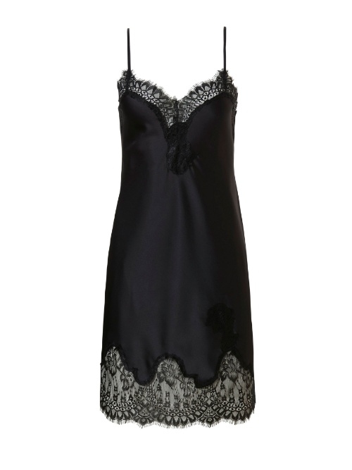 Pastunette Damen schwarz slipdress