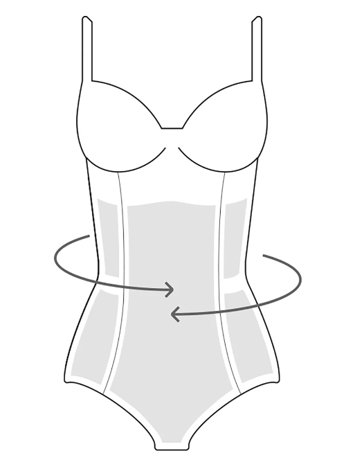 Naturana Solution schwarz korselett