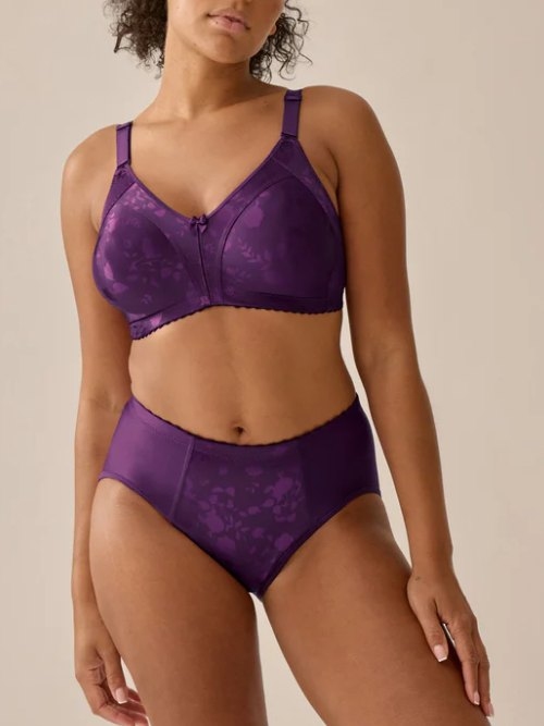 Naturana Minimizer violett ohne bügel bh