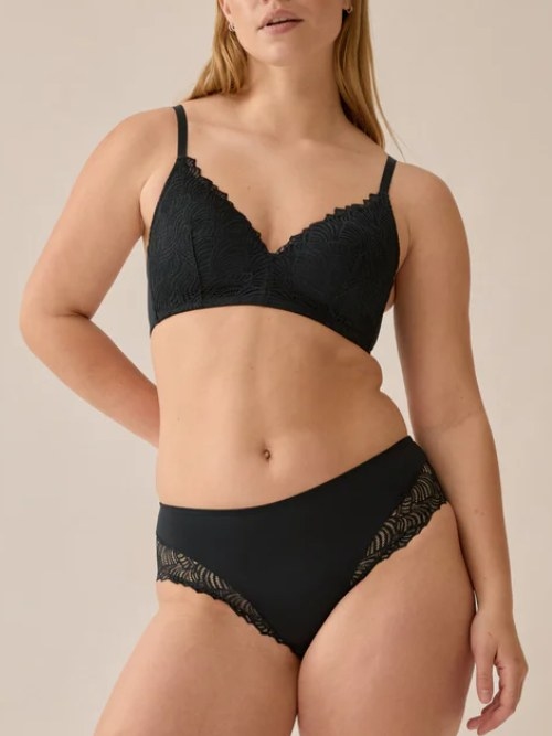 Naturana Everyday schwarz ohne bügel bh