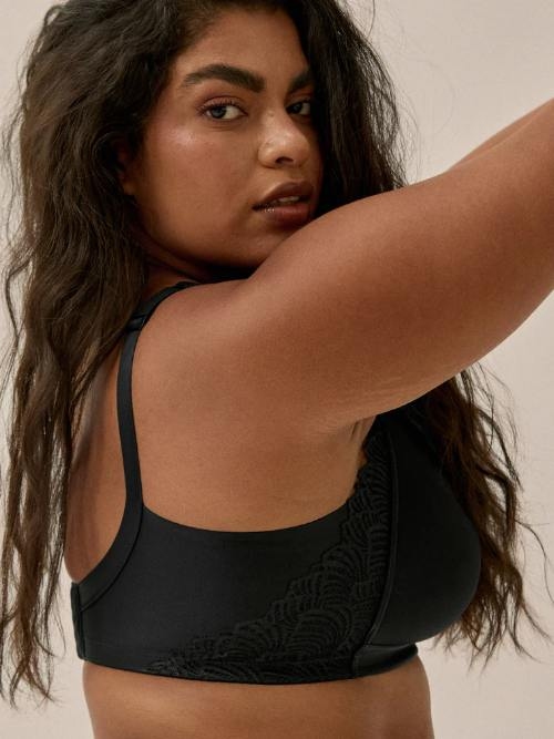 Naturana Side smoother schwarz ohne bügel bh