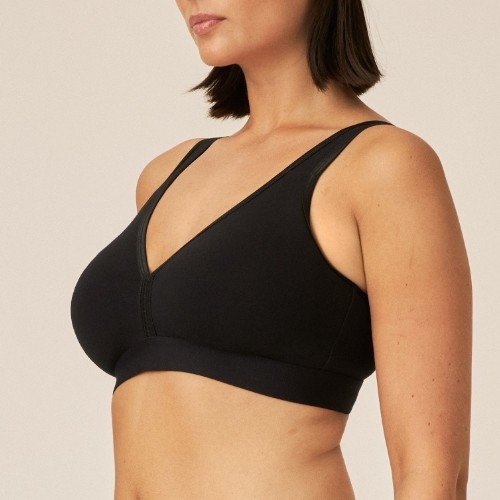 Naturana Heritage schwarz ohne bügel bh