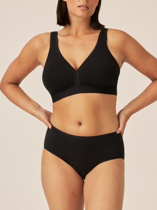 Naturana Heritage schwarz ohne bügel bh