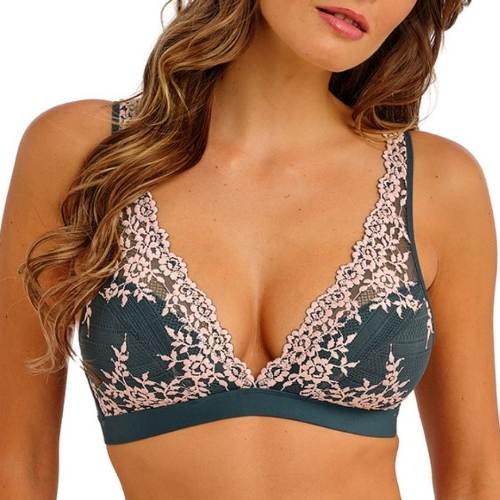 Wacoal Dessous Embrace Lace grau/pink ohne bügel bh