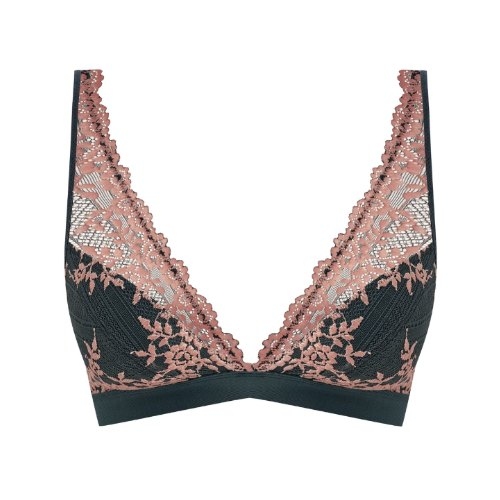 Wacoal Dessous Embrace Lace grau/pink ohne bügel bh