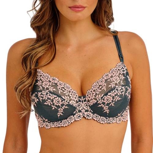 Wacoal Dessous Embrace Lace grau/pink vorgeformter bh