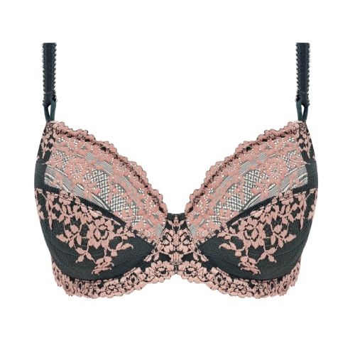 Wacoal Dessous Embrace Lace grau/pink vorgeformter bh