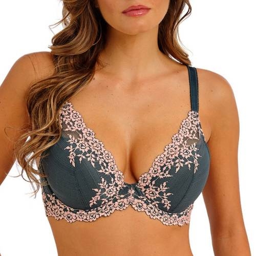 Wacoal Dessous Embrace Lace grau/pink vorgeformter bh