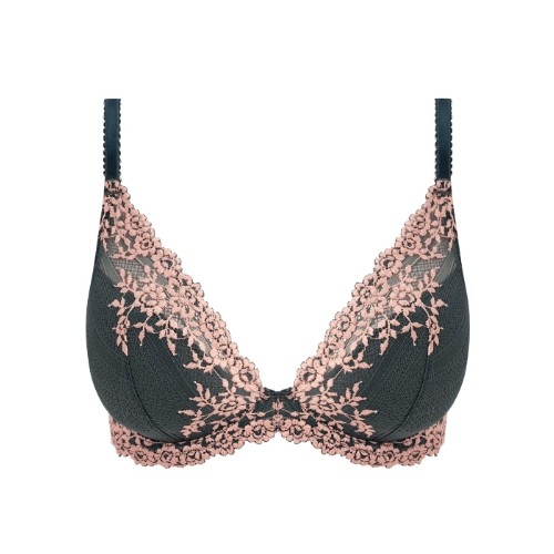 Wacoal Dessous Embrace Lace grau/pink vorgeformter bh
