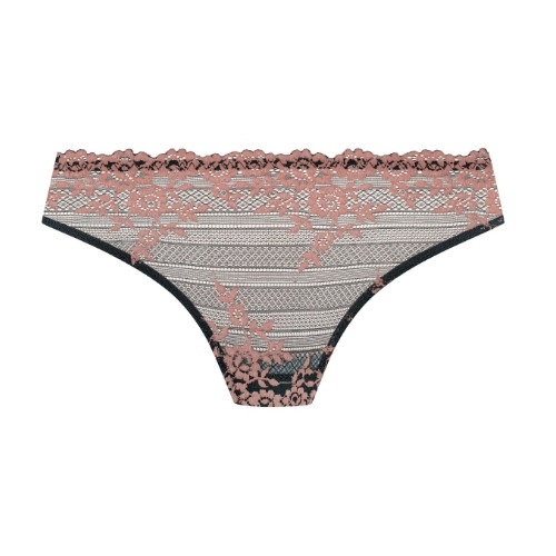 Wacoal Dessous Embrace Lace grau/pink slip