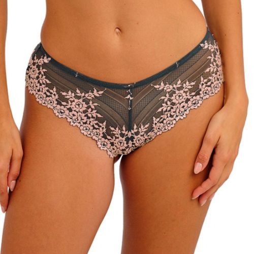Wacoal Dessous Embrace Lace grau/pink brasilianischer slip