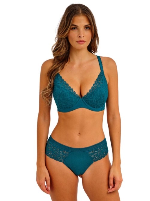 Wacoal Dessous Raffine blau push up bh