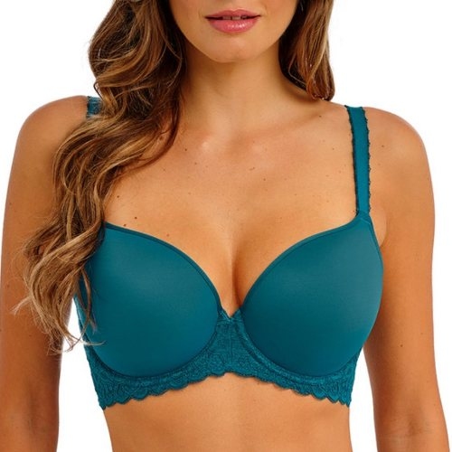 Wacoal Dessous Raffine blau vorgeformter bh