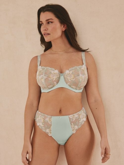 Fantasie-Dessous Magdalena grün vorgeformter bh