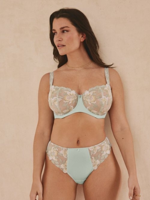 Fantasie-Dessous Magdalena grün string