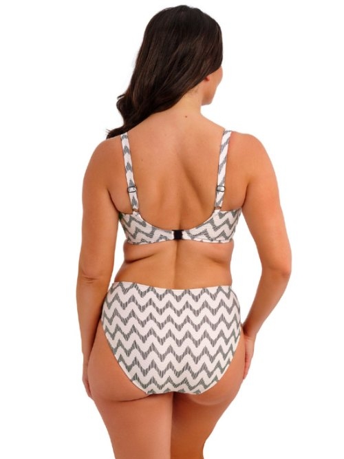 Fantasie schwimmen Vanuata weiß/schwarz unwattierter bikini bh