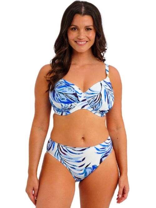 Fantasie schwimmen Kefalonia weiß/blau gemoldefer bikini bh