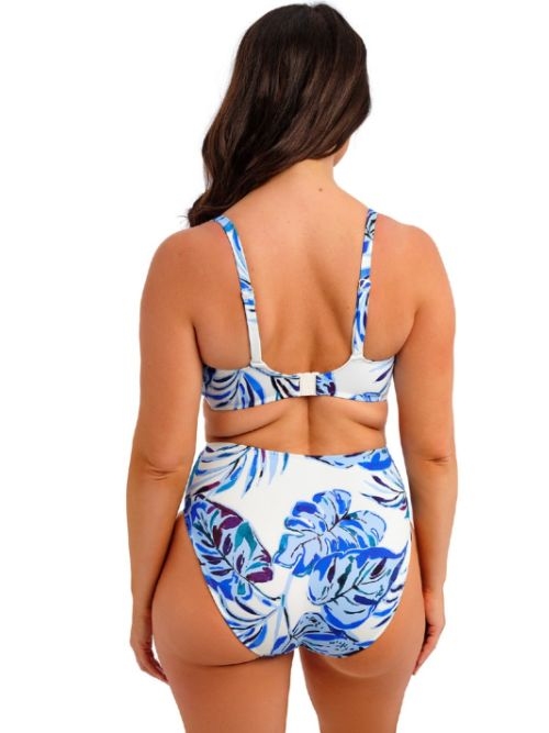Fantasie schwimmen Kefalonia weiß/blau gemoldefer bikini bh