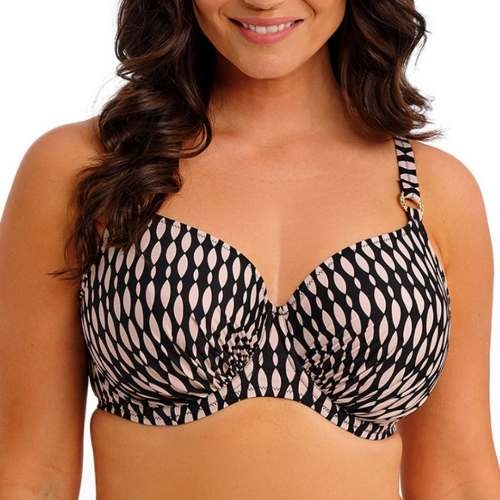 Fantasie schwimmen Shell Bay schwarz gemoldefer bikini bh