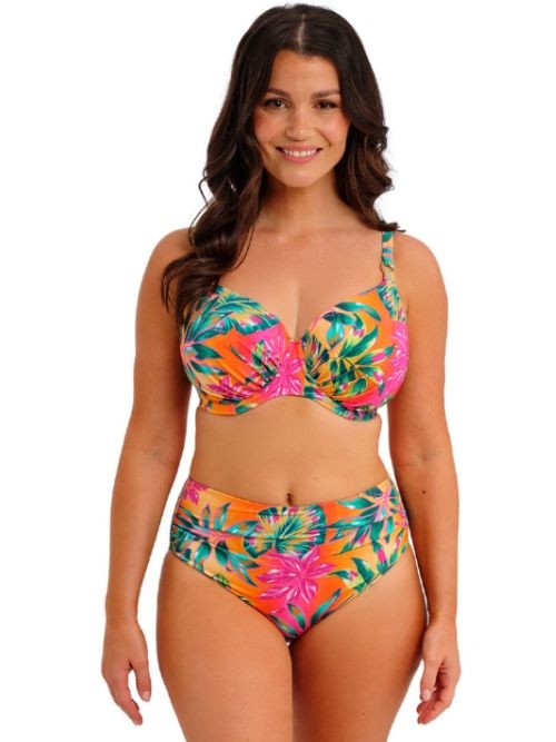 Fantasie schwimmen Sunset Reef orange gemoldefer bikini bh