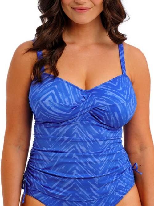 Fantasie schwimmen Punta Mita blau tankini top
