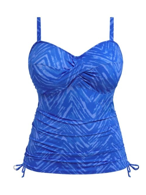 Fantasie schwimmen Punta Mita blau tankini top