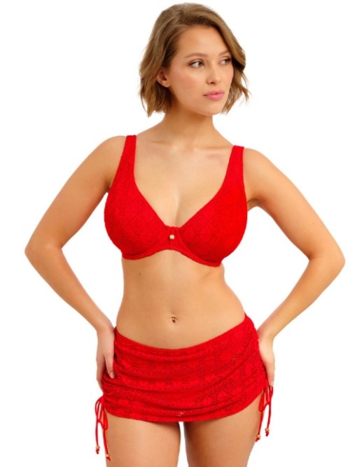 Freya Swim Nomad Nights rot unwattierter bikini bh