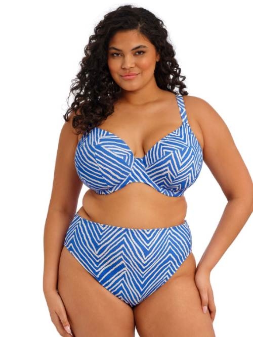 Elomi Schwimmen Fiji Falls blau/weiß unwattierter bikini bh