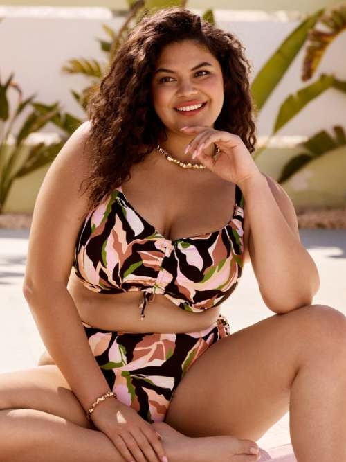 Elomi Schwimmen Ocean Avenue schwarz gemoldefer bikini bh