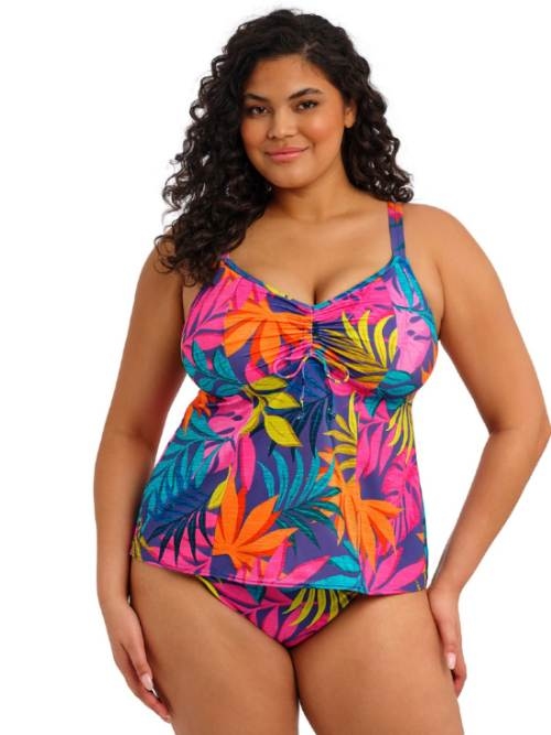 Elomi Schwimmen Porto Rafti blau tankini top