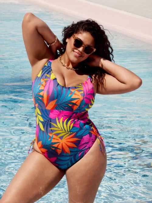 Elomi Schwimmen Porto Rafti blau badeanzüge