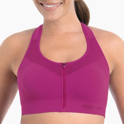 Anita Active Easy Move ZIP candy pink sport bh