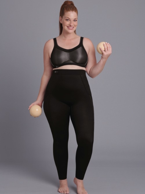Anita Aktiv Sport Tights Massage schwarz legging