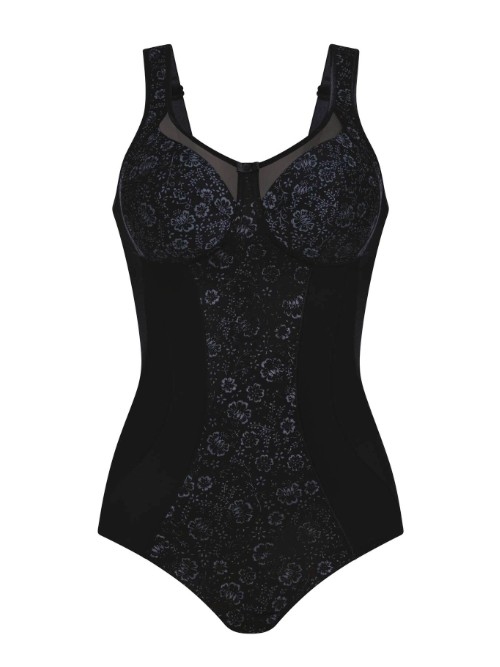 Anita Clara schwarz/grau korselett