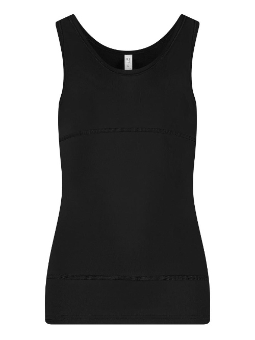 RJ Bodywear Pure Color Shape schwarz damen hemd