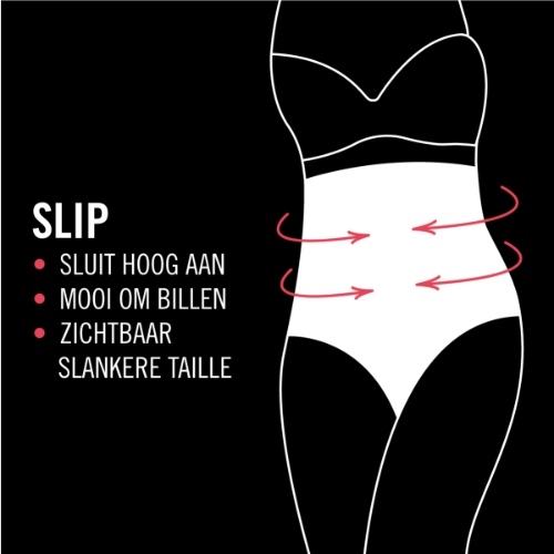 RJ Bodywear Pure Color Shape schwarz slip