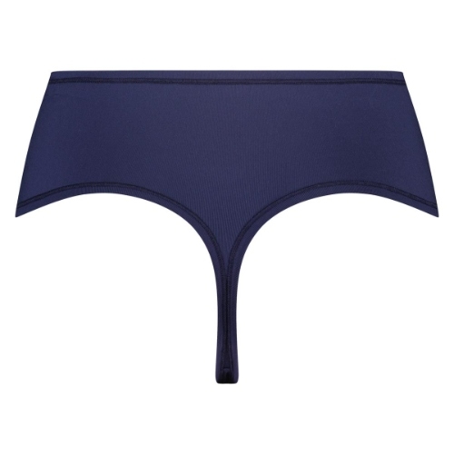 RJ Bodywear Pure Color Extra comfort navy-blau string