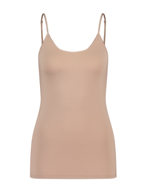 RJ Bodywear Pure Color beige spaghetti top