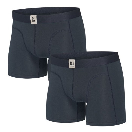 RJ Bodywear Männer Everyday navy-blau baumwoll-boxershort