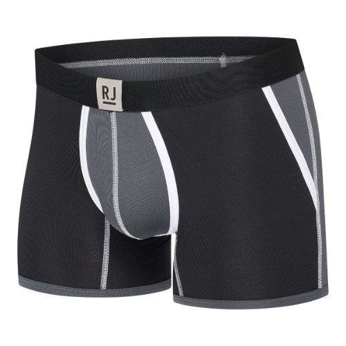RJ Bodywear Pure Color schwarz sport boxershort