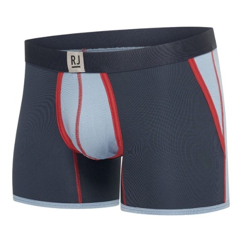 RJ Bodywear Männer Pure Color  blau sport boxershort